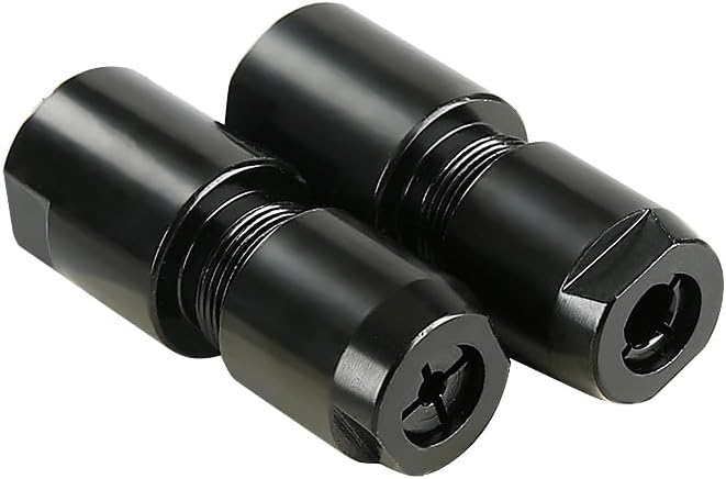 3mm&6mm Angle Grinder to Straight Chuck Adapter (5/8-11 Arbor) - Metal/Wood/Stone Grinding & Polishing - Compatible with Angle Grinders, Rotary Tools, Drills - Heavy Duty Conversion Kit (3mm+6mm)