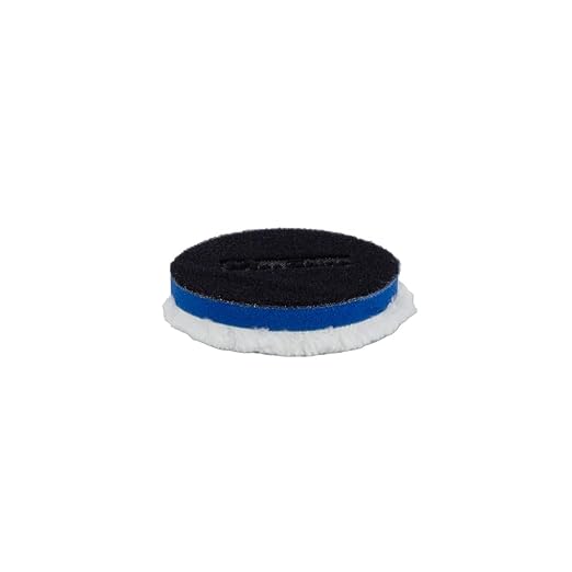 Maxshine 3" Universal Microfiber Polishing Foam Pad for Cutting – Ultra-Soft Microfiber with Hook & Loop – Compatible with DA & Rotary Polishers – Ideal for Paint Correction Tasks