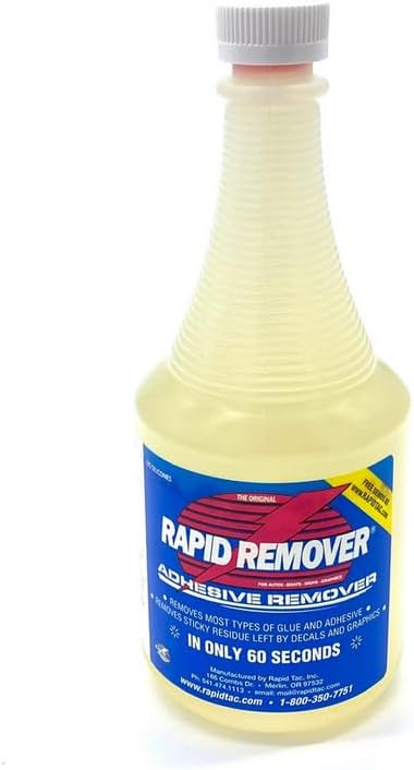 Rapid Tac - Rapid Remover 32oz Adhesive Remover Microfiber Towel Bundle