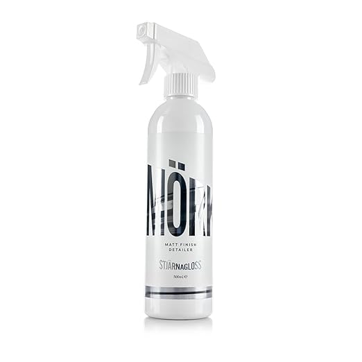 Stjarnagloss - Mork Matte Finish Detailer - Specifically Designed for Matte Wraps and Paintwork, Abrasive Free, Lifts Grease, Natural Finish (500 milliliters)