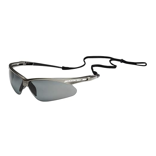 Jackson Safety SG Safety Glasses – Eye Protection for Men and Women – ANSI Z87.1 (Pack of 12)