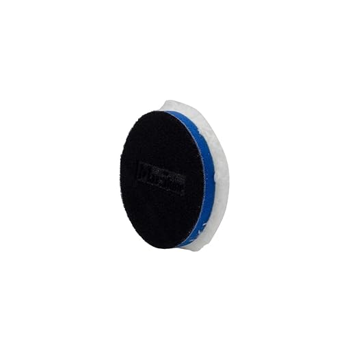 Maxshine 3" Universal Microfiber Polishing Foam Pad for Cutting – Ultra-Soft Microfiber with Hook & Loop – Compatible with DA & Rotary Polishers – Ideal for Paint Correction Tasks