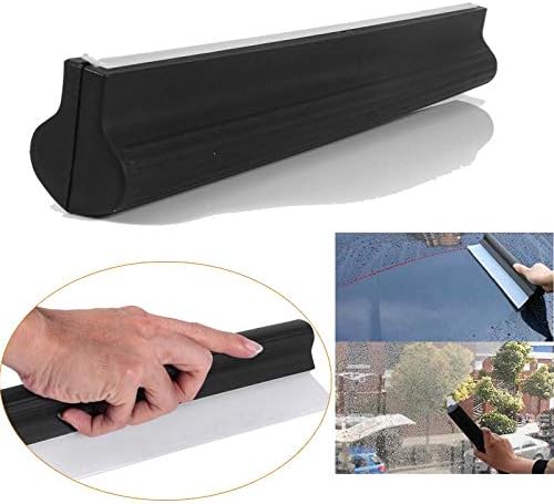 California Blade Dry - 10'' Auto Water Blade,Antislip Nonscratch Shower Squeegee Flexible Silicone Wiper Water Blade Clean Drying Window Water Wiper Car Drye for Car Or Home Drying Use