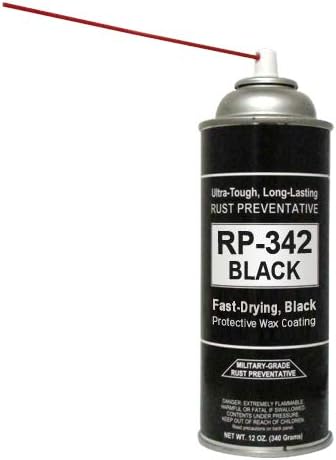 Cosmoline RP-342 Black Rust Preventive Spray (Military-Grade) 12-Cans