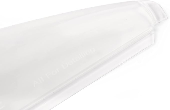 Maxshine Universal Silicone Water Blade for Car Drying – Red – Soft Flexible Silicone Squeegee for Quick Water Removal – Safe for Paint, Glass & Windows – Auto Detailing Tool - Transparent