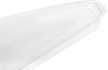 Maxshine Universal Silicone Water Blade for Car Drying – Red – Soft Flexible Silicone Squeegee for Quick Water Removal – Safe for Paint, Glass & Windows – Auto Detailing Tool - Transparent