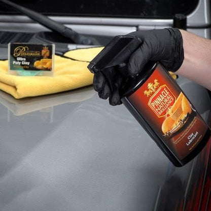 Pinnacle Natural Brilliance Ultra Fine Poly Detailing Clay Bar | Gentle Paint Decontamination | Slick, Reflective Finish | 2-Pack | 4oz Bars | Elastic & Ultra-Fine Formula | PIN-510-2
