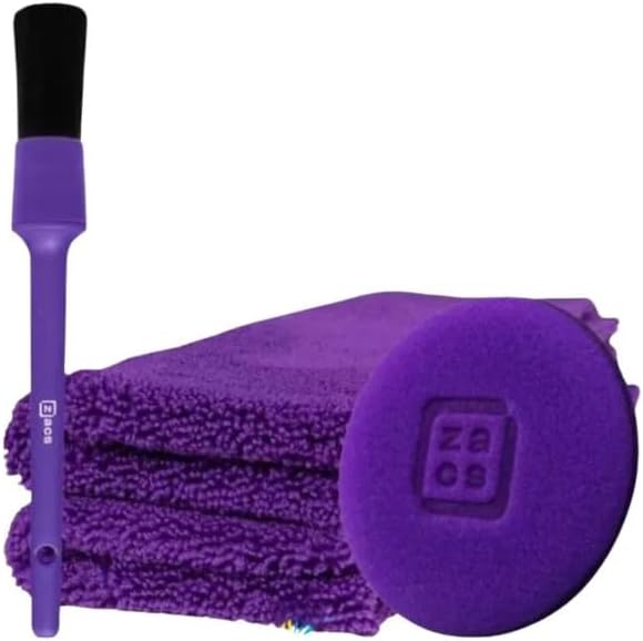 ALUMINUM CLEANER 1.5 LITERS + 5 LITERS, MICROFIBER TOWEL, DETAILING BRUSH AND FOAM APPLICATOR – 4-PIECE CLEANING KIT