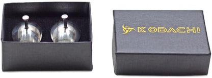 Kodachi Corneal Eye Shield Protector - Stainless Steel, Both Sides Mirror Finish, Large 29 X 21mm, Set of 2 Pcs, Silver Colour