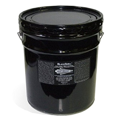 RUST BULLET BlackShell - Gloss Black - 5 Gallon - Corrosion Preventive Coating, UV Resistant Rust Proofing Paint, Long-Lasting Metal Protection
