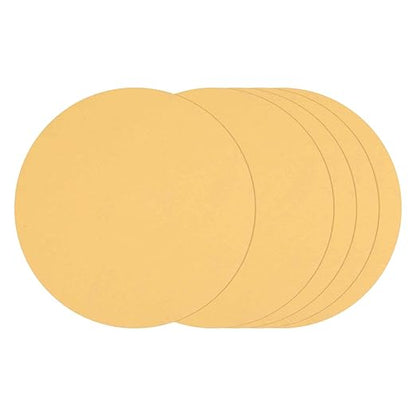 Kozelo 25 Pcs Sanding Discs 8 Inch 220 Grit Hook and Loop Random Orbital Sandpapers Suitable for Drywall Sander Wood Metal Furniture, Yellow