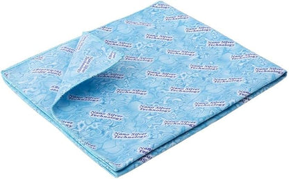 Sunbeam Cloth – Multipurpose Reusable Cleaning Cloth for Glass, Furniture, Floors, and More (Blue, Small)