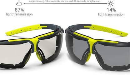 HexArmor VS300 Safety Glasses with Adjustable Side Arms Z87+ for Men and Women