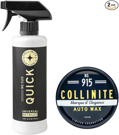 Collinite 520 Quick Detailer and 915 Marque D'Elegance Combo