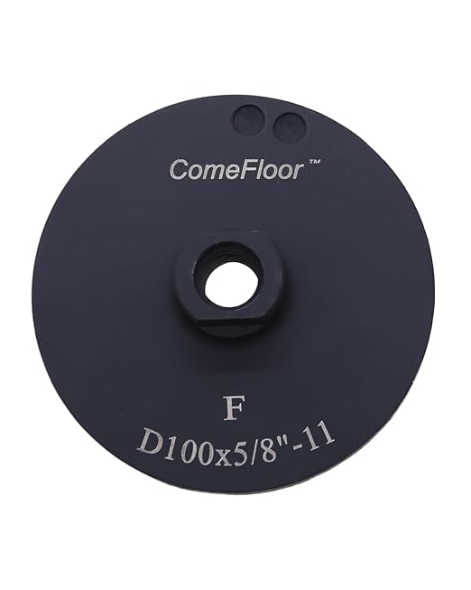 4" Flat Resin Filled Grinding Wheel, Diamond Cup Wheel with 5/8’’-11 Thread for Granite Marble Engineered Stone (Fine)