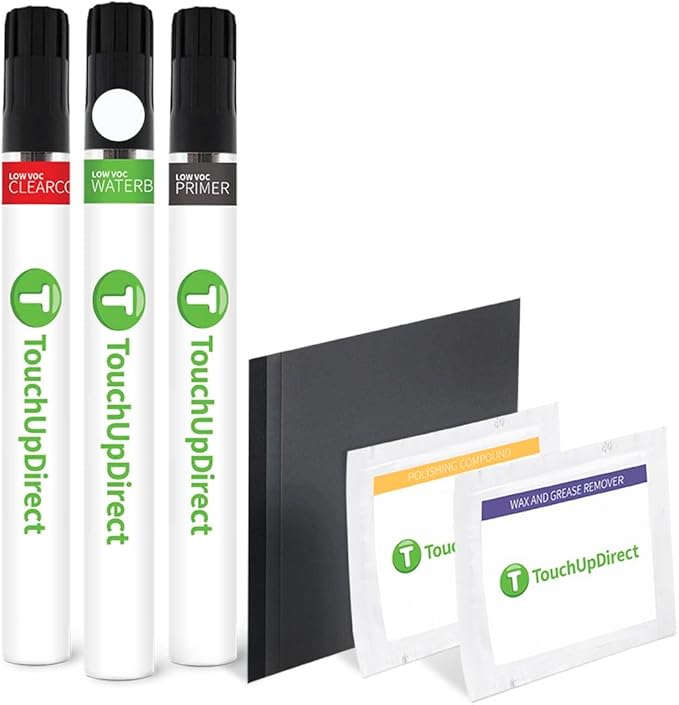 TouchUpDirect 51E Pure or Aspen White Compatible with Subaru Exact Match Touch Up Paint Brush - Platinum Kit