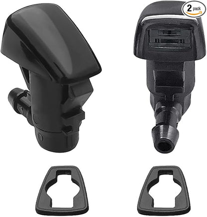 BC3Z-17603-A Premium Wiper Washer Nozzles Fit for Ford Super Duty F250-F550 2011 2012 2013 2014 2015 2016 | Windshield Washer Fluid Jet Nozzle | Easy to Install | 2 Pack, Ref BC3Z17603A Dual Spray