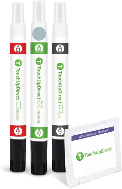 TouchUpDirect P3/M7134 Windveil Blue Metallic Compatible with Ford Exact Match Touch Up Paint Combo - Preferred Package