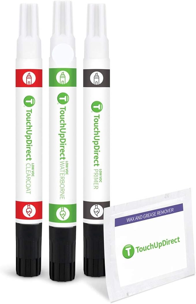 TouchUpDirect 056 White/Natural White for Toyota Exact Match Touch Up Paint Combo - Preferred Package