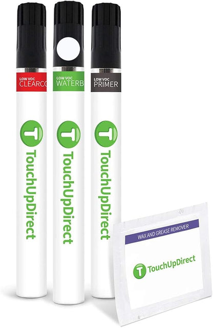 TouchUpDirect WS White Suede Compatible with Ford Exact Match Touch Up Paint Brush - Preferred Kit
