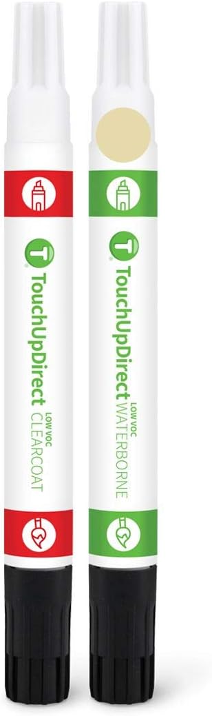 TouchUpDirect LQ Pale Adobe Metallic Compatible with Ford Exact Match Touch Up Paint Combo - Essential Kit