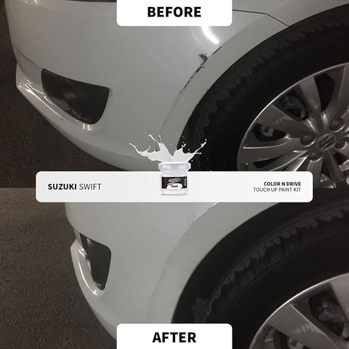 Color N Drive Touch Up Paint - Compatible with Kia Jungle Green (JUG) - Scratch and Chip Repair Kit - Plus Pack