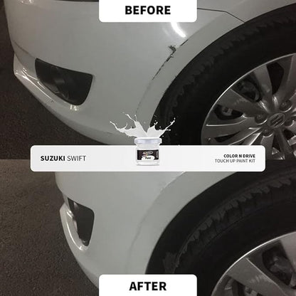 Color N Drive Touch Up Paint - Compatible with Ford Oxford White (ZR, ZBHAXWA) - Scratch and Chip Repair Kit - Plus Pack
