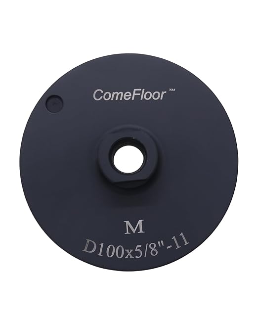 4" Flat Resin Filled Grinding Wheel, Diamond Cup Wheel with 5/8’’-11 Thread for Granite Marble Engineered Stone (Medium)