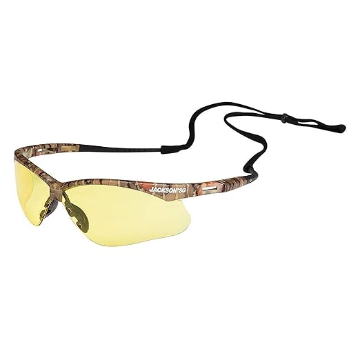 Jackson Safety SG Safety Glasses – Eye Protection for Men and Women – ANSI Z87.1 (Pack of 12)
