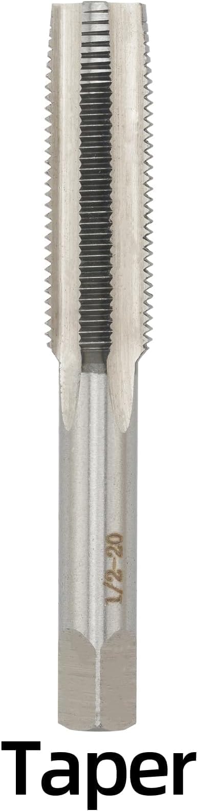 1/2-20 Hand Tap, Right Hand 1/2 x 20 Threading Hand Tap 1Pair