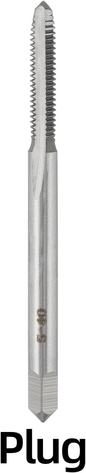 5-40 UNC Hand Tap Right Hand, 5 x 40 Threading Hand Tap 3Pcs