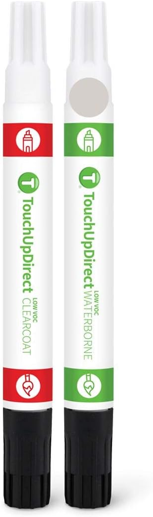 TouchUpDirect 1C8 Luner Mist Silver Metallic Compatible with Toyota Exact Match Touch Up Paint Combo - Essential Kit