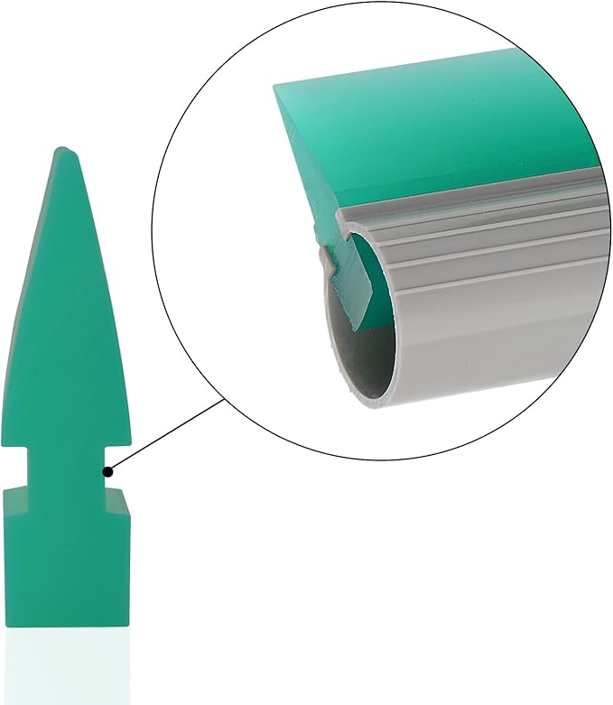 FOSHIO Green Mini Squeegee Window Film Tools,Rubber Squeegee Water Blade Decal Wrap Applicator Car Home Tint