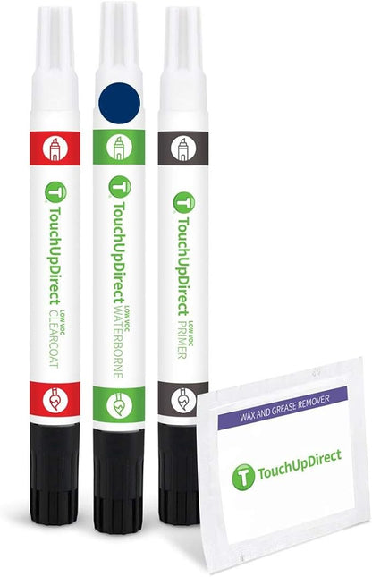 TouchUpDirect G9/M7147A Vista Blue Metallic Compatible with Ford Exact Match Touch Up Paint Combo - Preferred Kit