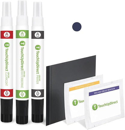 TouchUpDirect N1 Blue Jeans Metallic Compatible with Ford Exact Match Touch Up Paint Combo - Platinum Kit