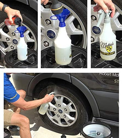 McKee's 37 MK37-415-C Tire & Rubber Rejuvenator Concentrate Combo (Creates Half Gallon of Tire Cleaner), 16 oz.