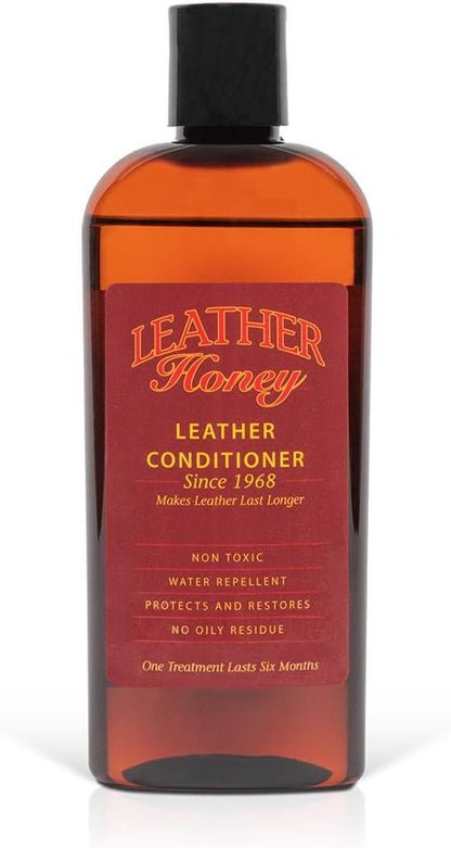 Leather Honey Cleaner Wipes with Conditioner Wipes and 8oz Conditioner