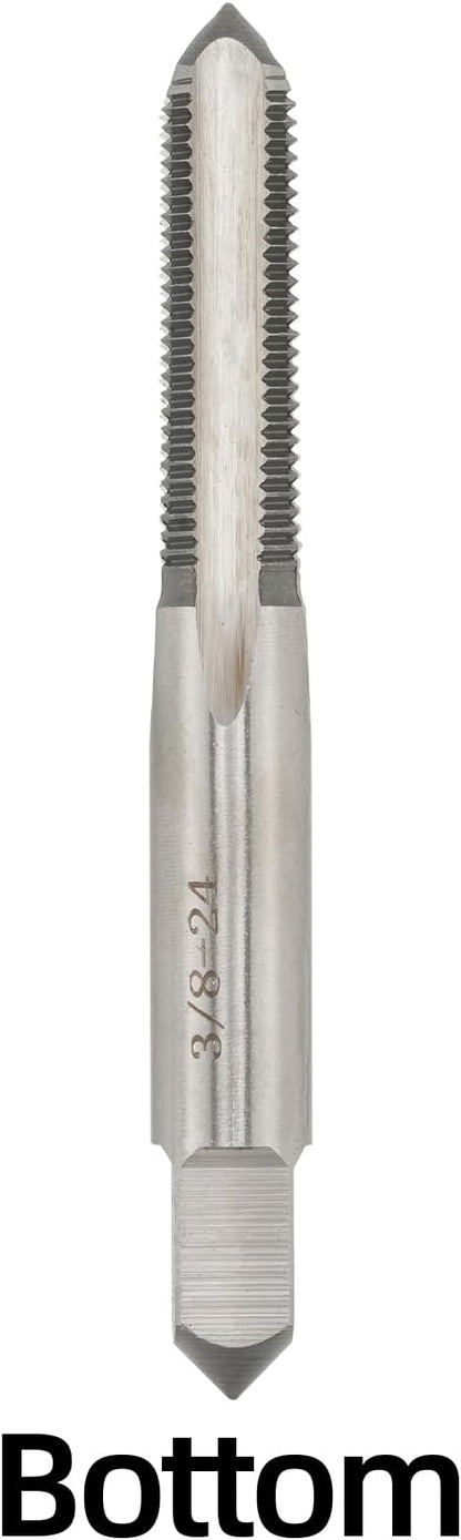 3/8"-24 UNF Hand Tap Right Hand, 3/8 x 24 Threading Hand Tap 3Pcs