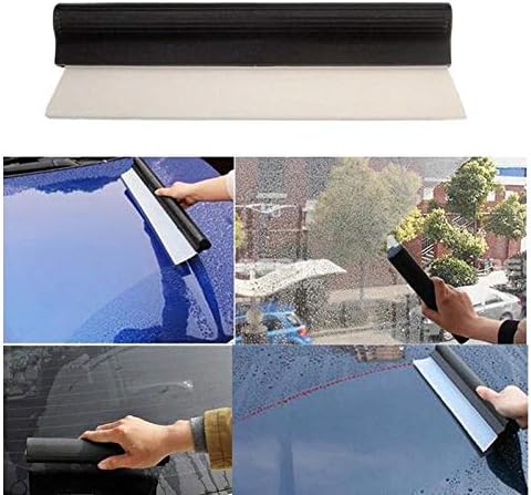 California Blade Dry - 10'' Auto Water Blade,Antislip Nonscratch Shower Squeegee Flexible Silicone Wiper Water Blade Clean Drying Window Water Wiper Car Drye for Car Or Home Drying Use