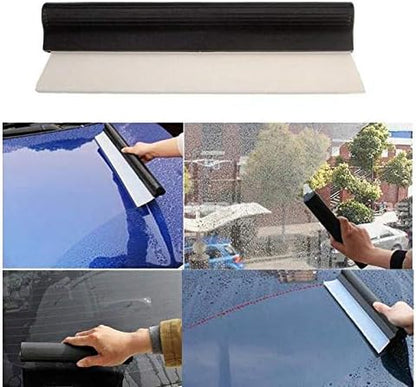 California Blade Dry - 10'' Auto Water Blade,Antislip Nonscratch Shower Squeegee Flexible Silicone Wiper Water Blade Clean Drying Window Water Wiper Car Drye for Car Or Home Drying Use