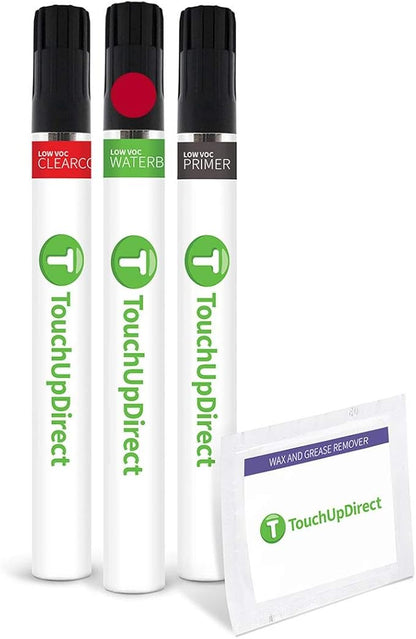 TouchUpDirect EA Hot Pepper Red Metallic Compatible with Ford Exact Match Touch Up Paint Brush - Preferred Kit