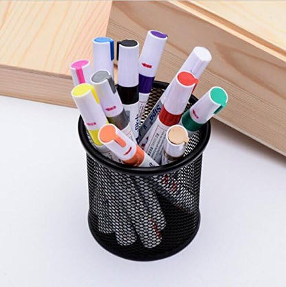 BEMLP Permanent Marker Pen Colorful Waterproof Metal Oilly Fill Paint For School DIY Tyre Tire Tread CD Metal Paint Markers Tire pen 12 Colors for Scuba gear