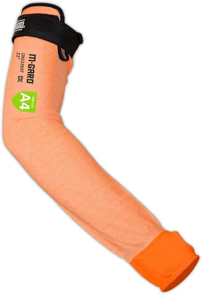 MAGID M-GARD DX Technology ANSI A4 Cut-Resistant Arm Sleeve with Thumb Slot, 1 Pair, (DXS)