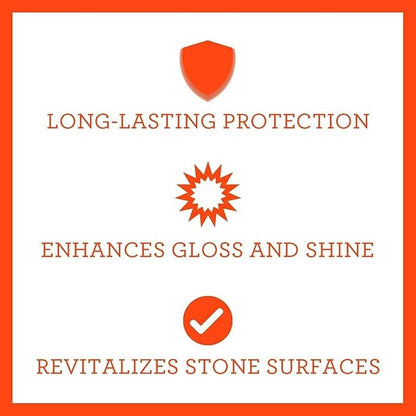 TriNova Granite Cleaner with Sealer and Protectant Bundle