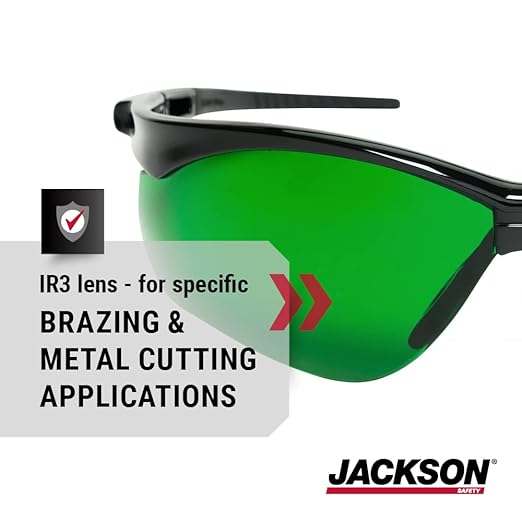 Jackson Safety SG Safety Glasses – Eye Protection for Men and Women – ANSI Z87.1 (Pack of 12)