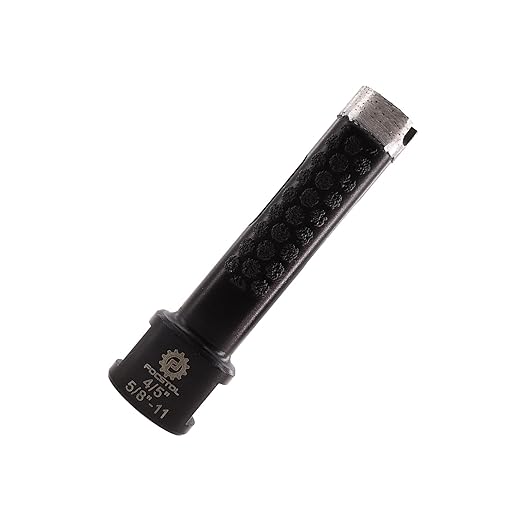 Diamond Core Drill Bit - FOCSTOL 4/5''(20mm) Laser Welded Hole Saw for Dry or Wet Drilling Granite Marble Concrete Quartz 5/8''-11 Thread