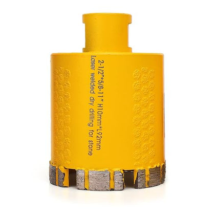 OSTEK 2-1/2 inch Diamond Hole Saw Drill Bit Granite Core Drill Bit for Concrete Marble Granite Brick Laser Welded Dry or Wet Hole Saws