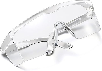 Safety Glasses, 5PCS Adjustable Wide-Vision Protective Glasses, Lightweight Fog-Proof Safety Goggles