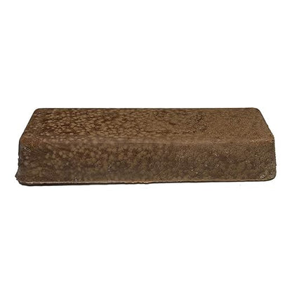 Benchmark Abrasives Buffing Compound for Cutting Removing Scratches on Brass Aluminum Pewter, Non-Ferrous Metals, Wood, Stainless Steel, 1 Pound Bar (Brown Tripoli)