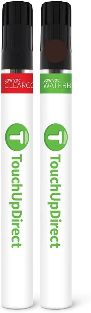 TouchUpDirect L8 Cinnabar Red Metallic Compatible with Ford Exact Match Touch Up Paint Brush - Essential Kit